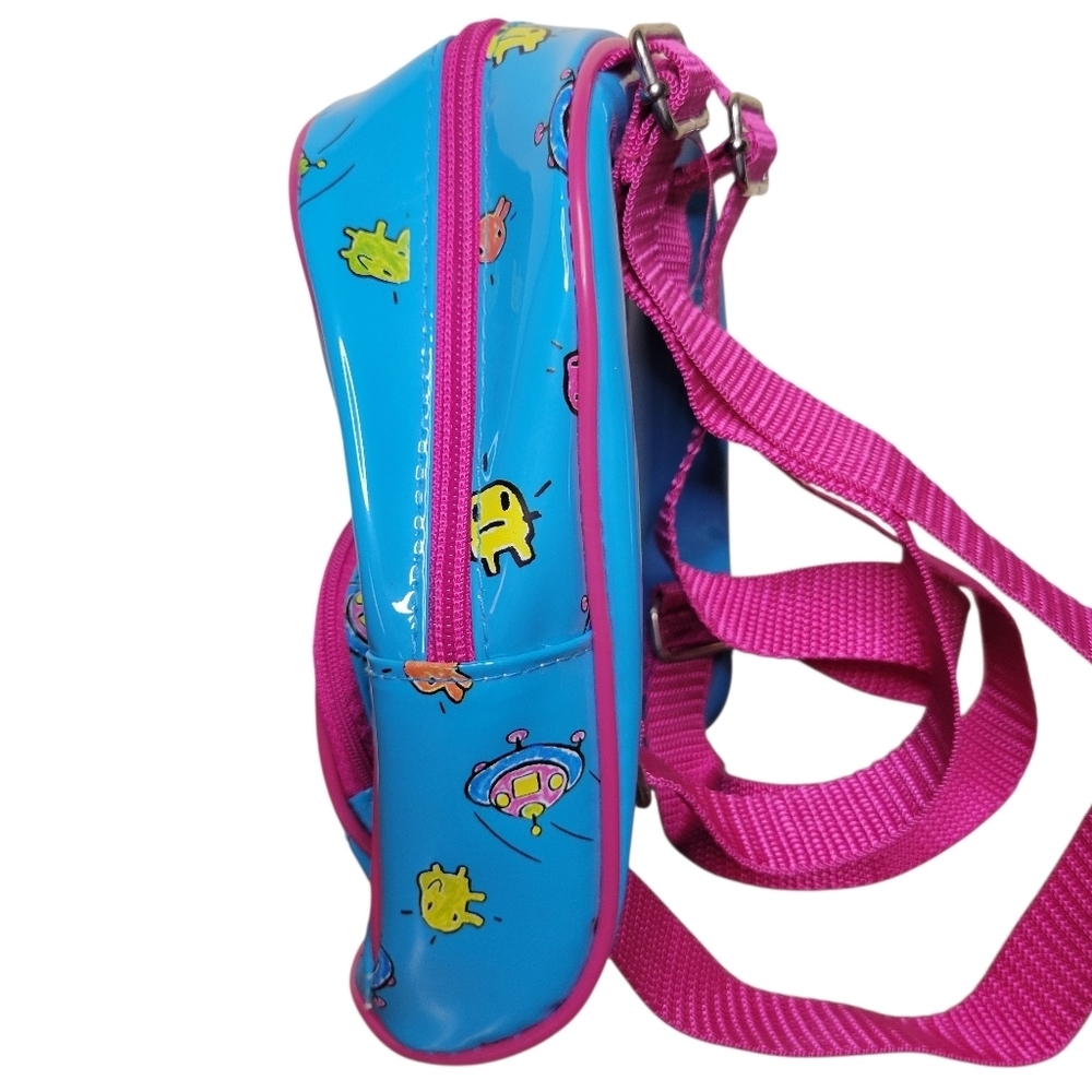 Vintage 90s Tamagotchi Pink Blue Mini Backpack - Picture 3 of 12